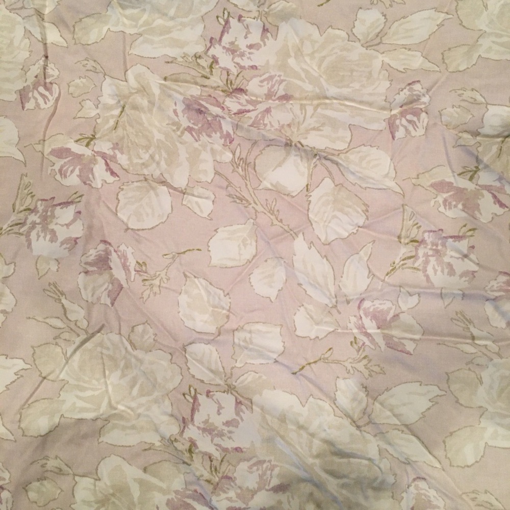 Pottery Barn Tencel Rose fitted crib sheet
